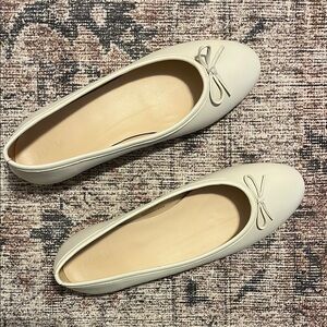 Elegant Cream Ballet Flats